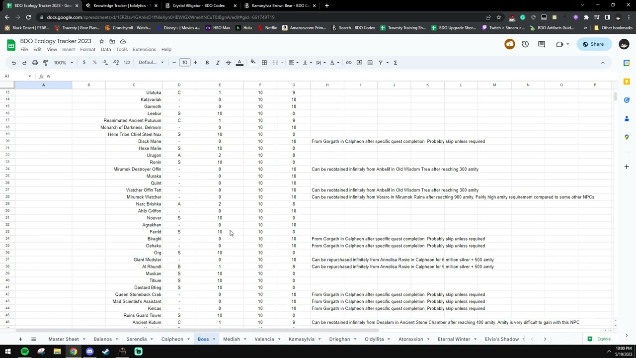 BDO Ecology Tracker for Permanent 30% Drop Rate