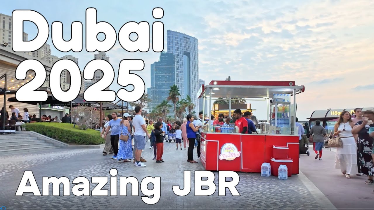 Dubai 2025 🇦🇪 Amazing JBR, Experience Dubai's Future in Stunning [4K] Walking Tour