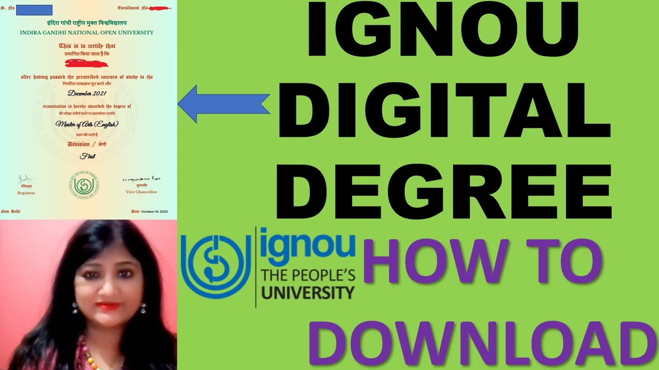 How to Download Ignou Digital Degree 35th and 36th Convocation