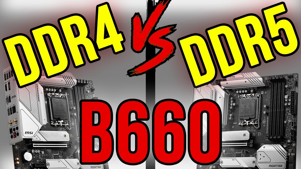 MSI B660M Mortar DDR4 vs DDR5  مقارنة أداء الذاكرة في منصة إنتل جيل12 الاقتصادية