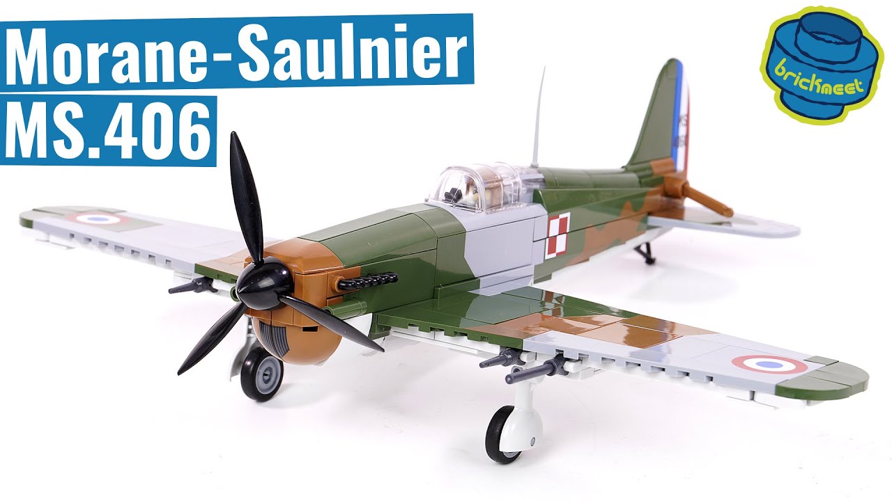 French Morane-Saulnier MS.406 - COBI 5724 (Speed Build Review)