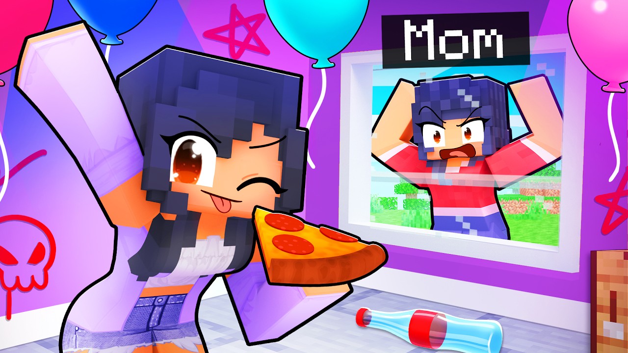 HOME ALONE without my MOM in Minecraft!