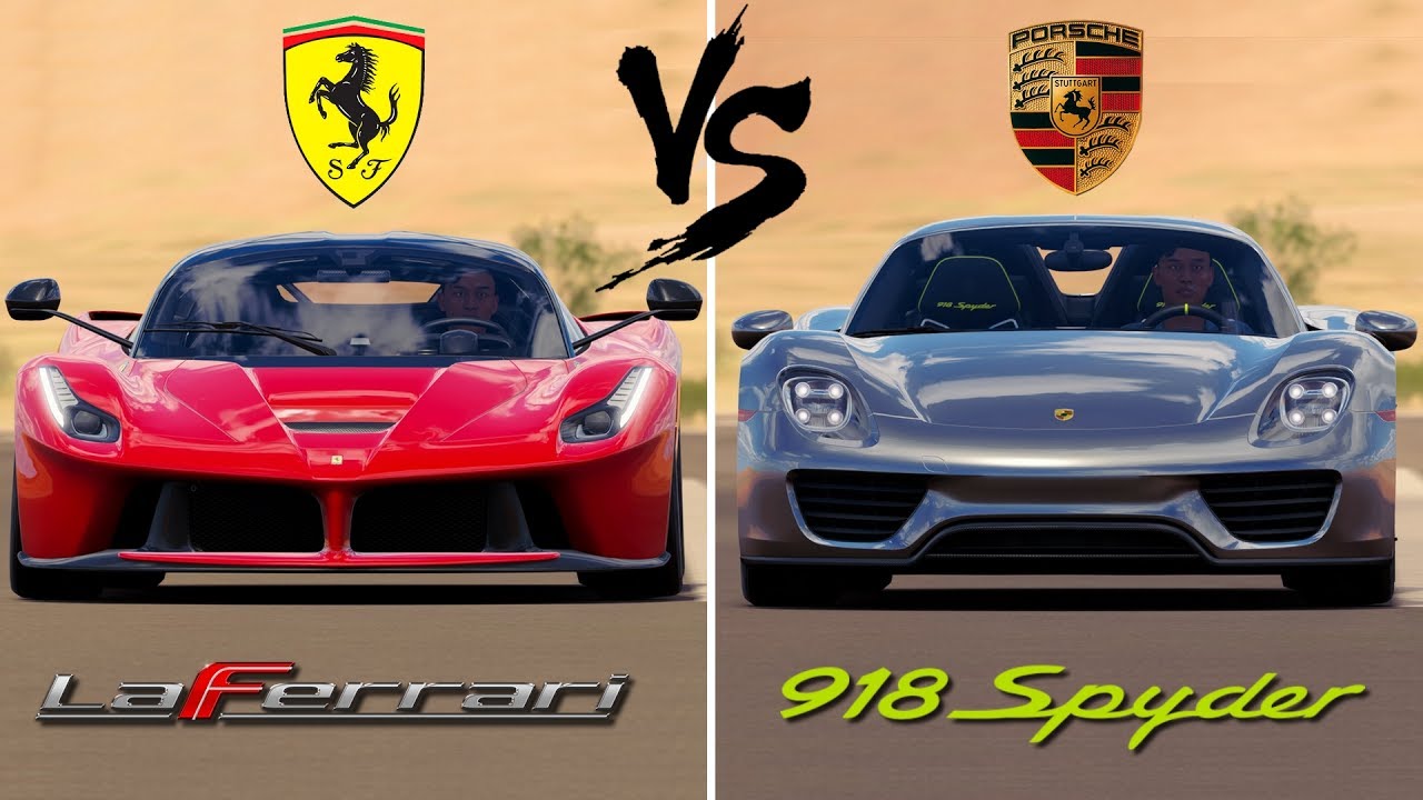 Ferrari LaFerrari vs Porsche 918 Spyder | Forza Horizon 3