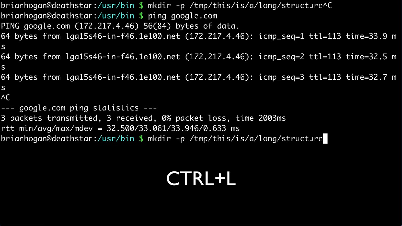 9. Command-Line Shortcuts