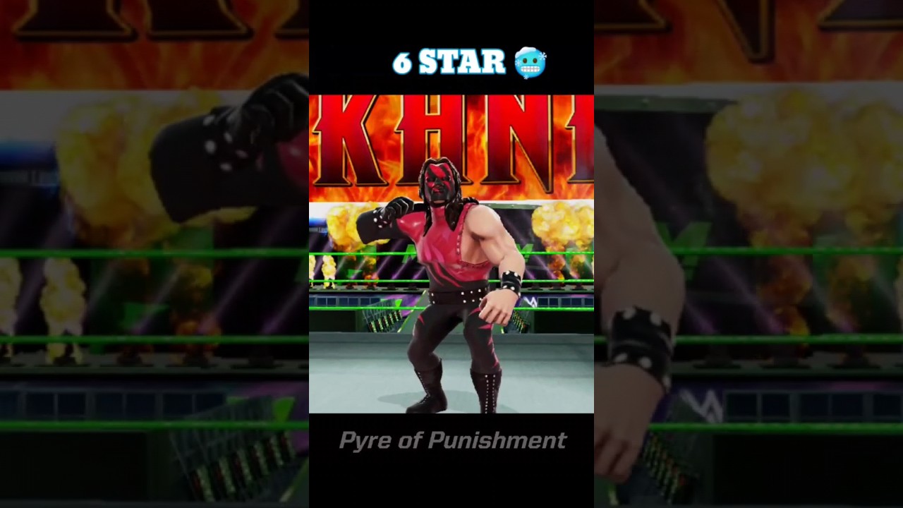 5 Star Kane 🔥 Vs 6 Star Kane 🥵 WWE Mayhem #wwemayhem #wwe #kane #shorts #viral