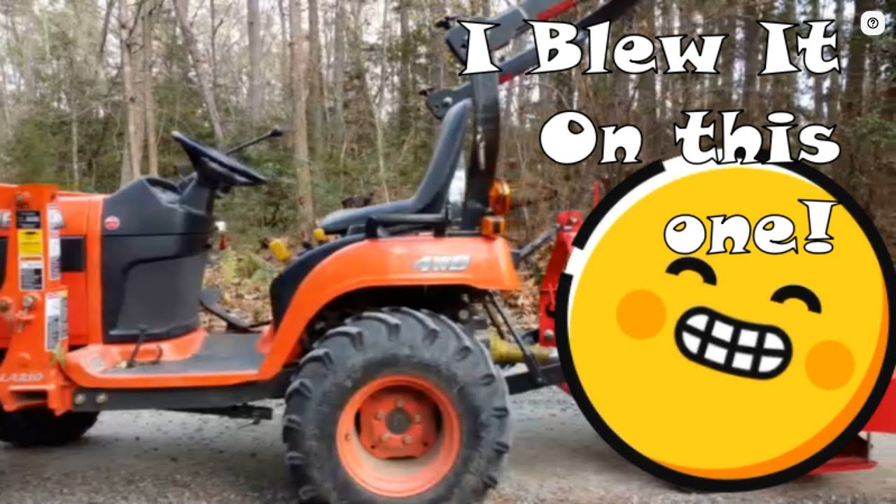 I Blew it this time!