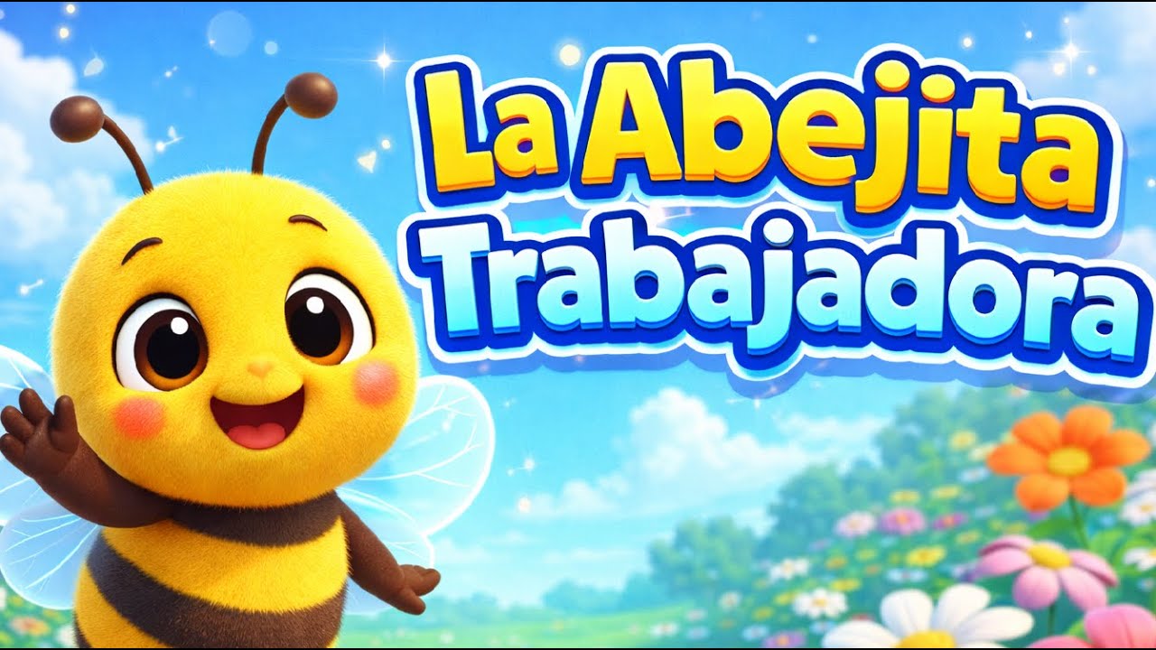 La Abejita Trabajadora 🐝🎶 |Canción Infantil para Niños | Aprende Cooperación y Esfuerzo