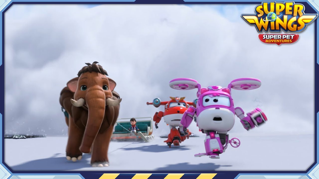 [SUPERWINGS7] Mighty Mammoth Sleigh and more | Superwings Superpet Adventures | S7 EP16~18