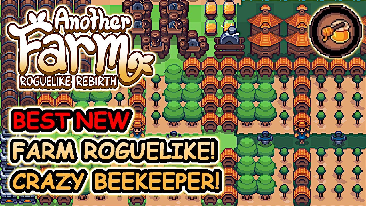 Can We Win With HONEY on CRAZY? The BEST NEW Farm Roguelike! | Another Farm Roguelike Rebirth