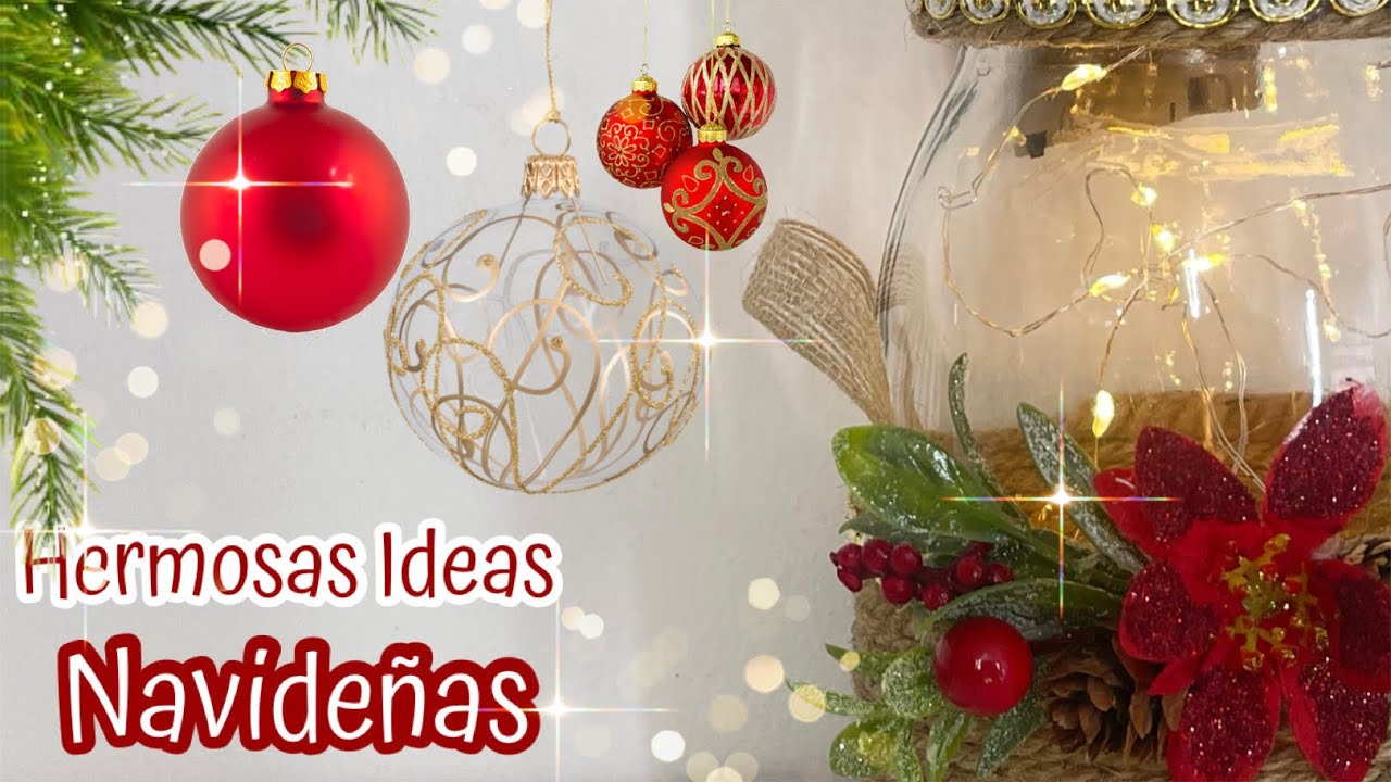 4 IDEAS Fáciles para Decorar en NAVIDAD que Cambiarán Tu Hogar