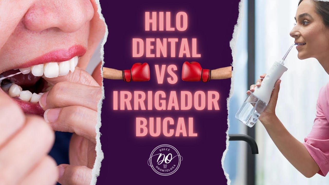 HILO DENTAL o IRRIGADOR BUCAL 🤔 ¿Cuál de los 2 será mejor para limpiarse ENTRE los dientes? 🦷