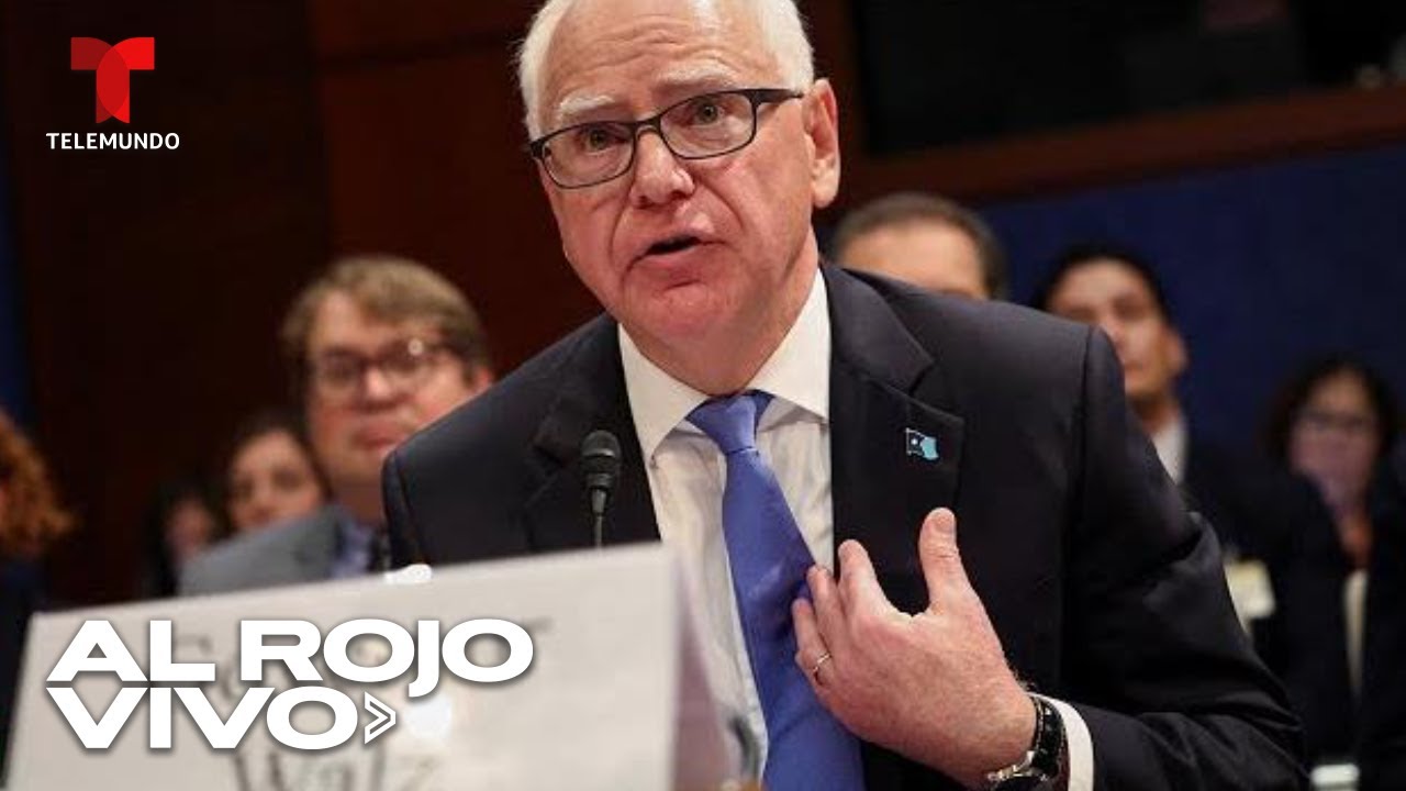 El gobernador de Minnesota habla a la prensa tras tiroteo mortal de ICE | Al Rojo Vivo | Telemundo