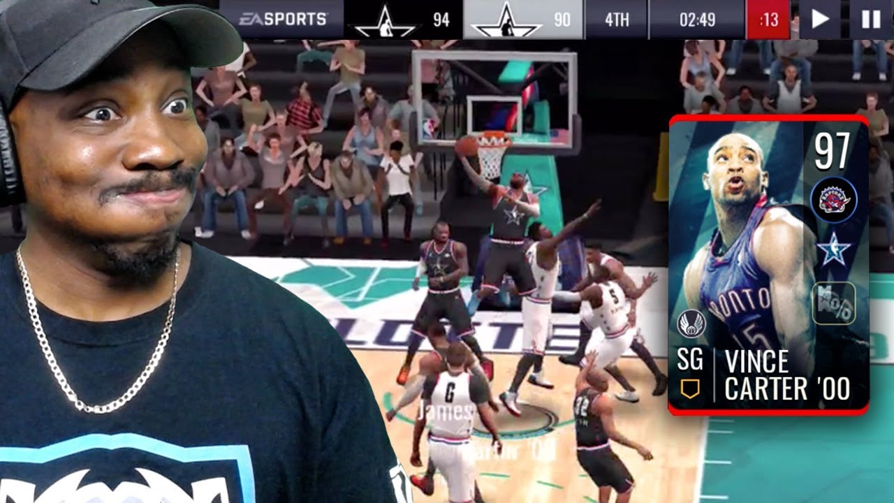 INSANE DUNKS IN ALL-STAR UPDATE w/97 OVR VINCE CARTER! NBA Live Mobile 19 Season 3 Ep. 44