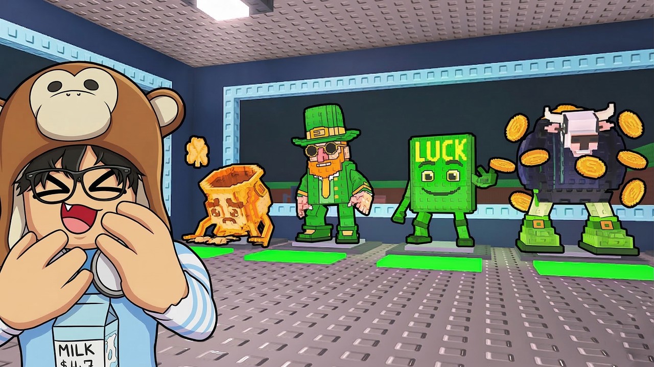 WOW!! LANGSUNG DAPET SECRET 0.25% DARI LUCKY BLOCK LEPRECHAUN - STEAL A BRAINROT INDONESIA