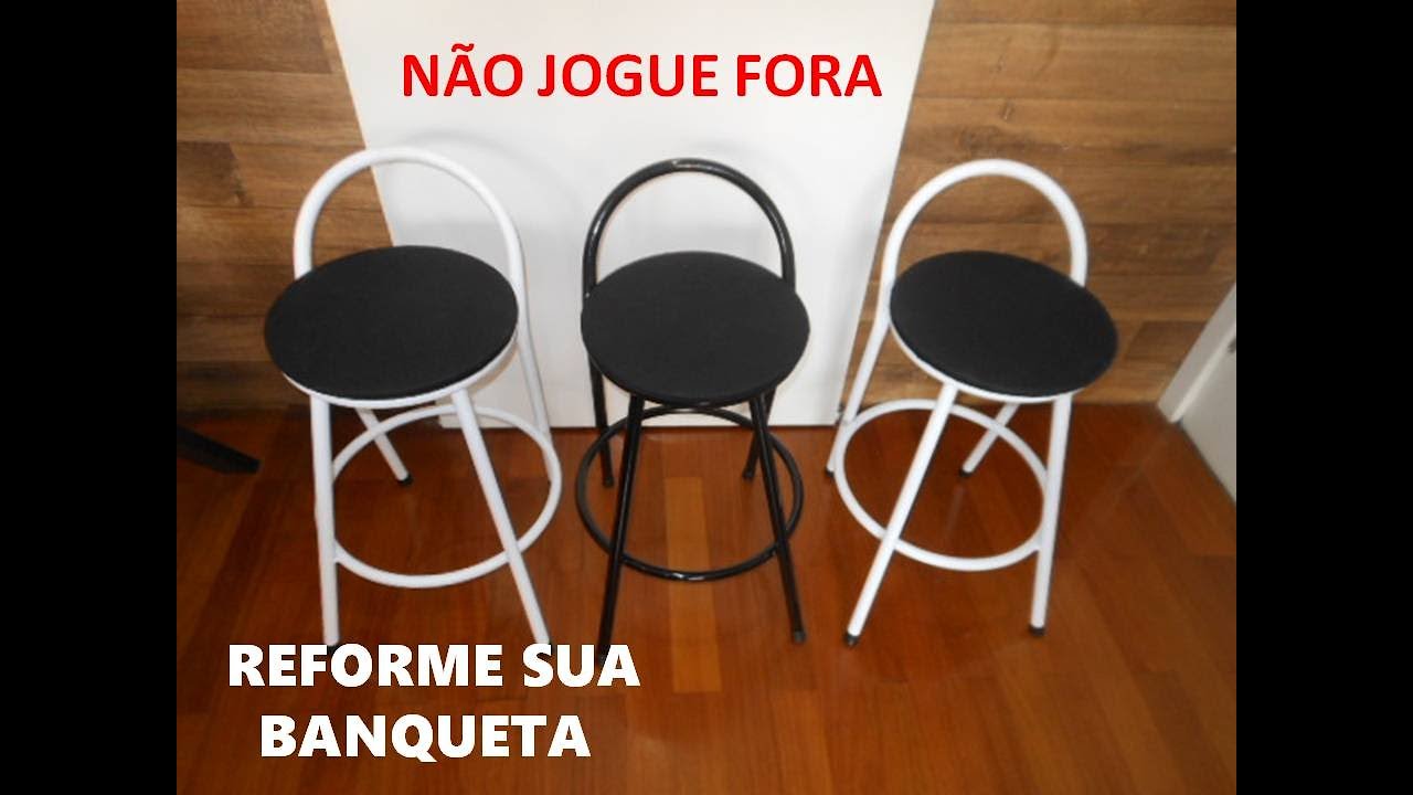 RESTAURANDO BANQUETAS-FAZER EM CASA