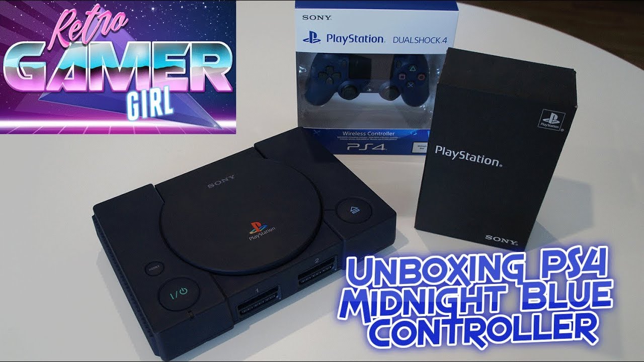 Unboxing Midnight Blue PS4 Controller & 10 Million Console | Retro Gamer Girl