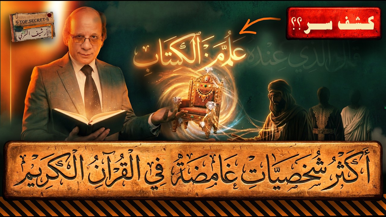 كشف  أكثر شخصيات غامضة في القرآن الكريم | الســر المخفي في سورة النمل وعلاقته بعلم الكتاب الكبير !!
