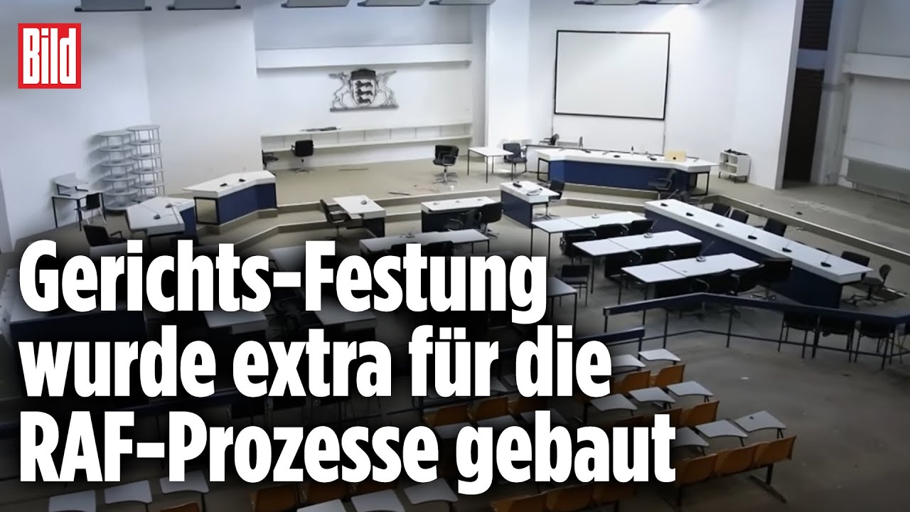 Legendärer RAF-Gerichtssaal wird abgerissen | JVA Stammheim