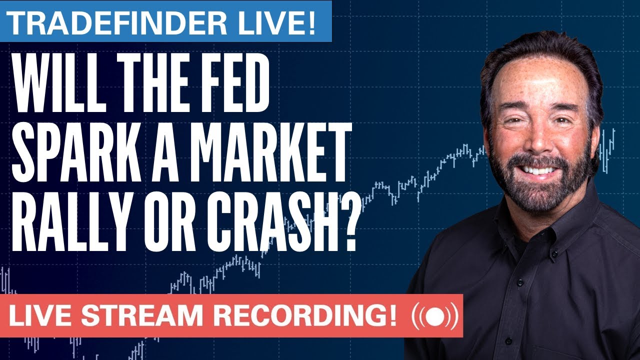 TradeFinder LIVE! Will the Fed Spark a Market Rally or Crash? #stocks #elliottwave