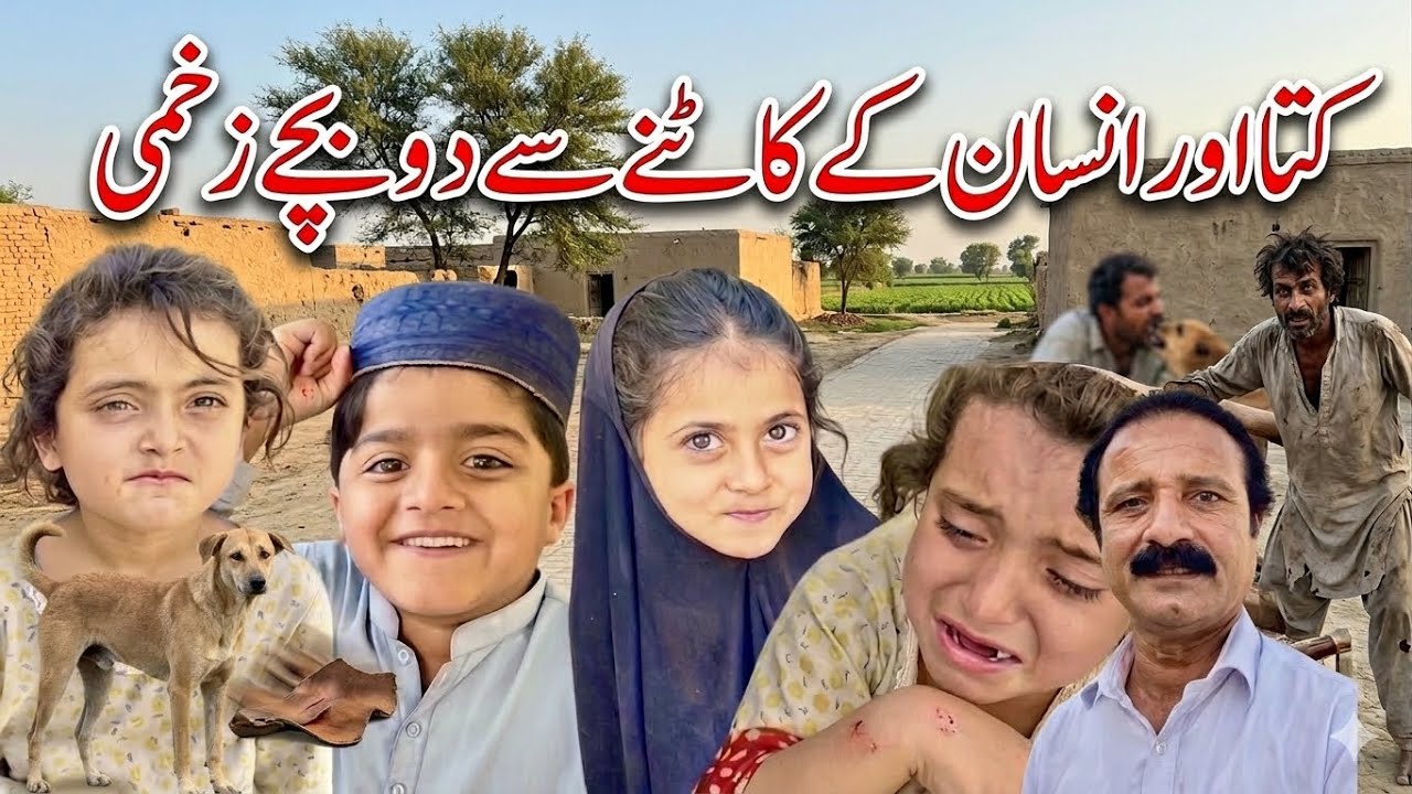 Kaatnay se do bachay zakhmi ho gaye #fyp #foryou #viral 