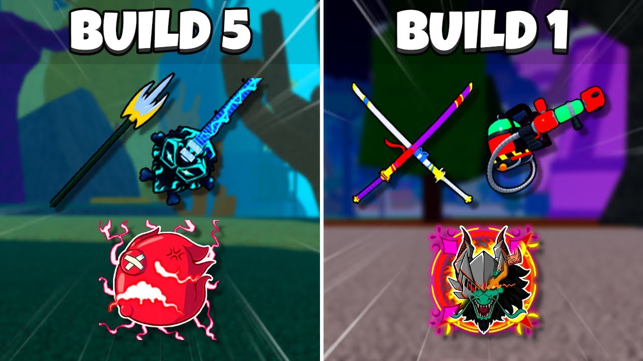 5 САМЫХ МОЩНЫХ СБОРОК ДЛЯ PvP В Blox Fruits! *КОМБО ДЛЯ УБИЙСТВА С ОДНОГО РАЗА*