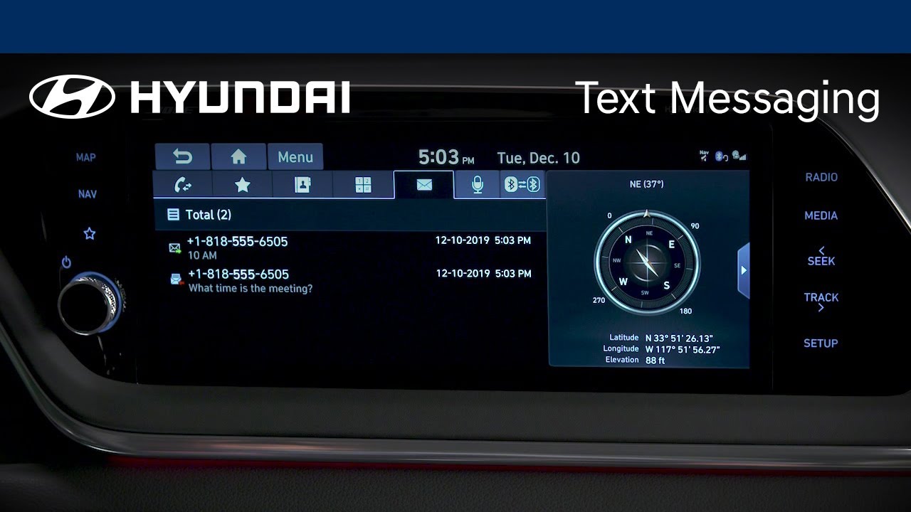How To Use Text Messaging | Hyundai