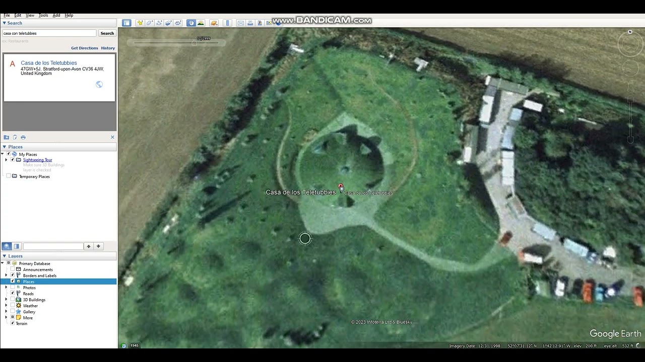 Teletubbyland Was On The Google Earth 1999