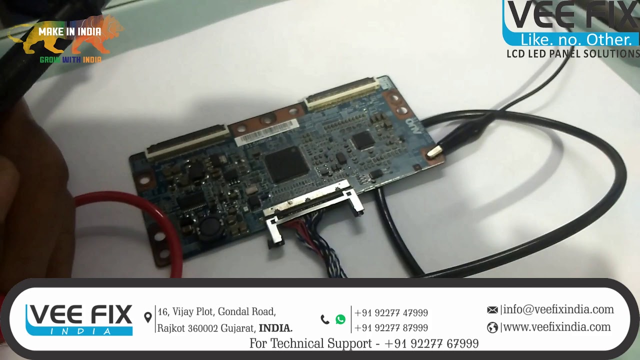How to Repair AUO T Con Board VGH VGL Problem Solution
