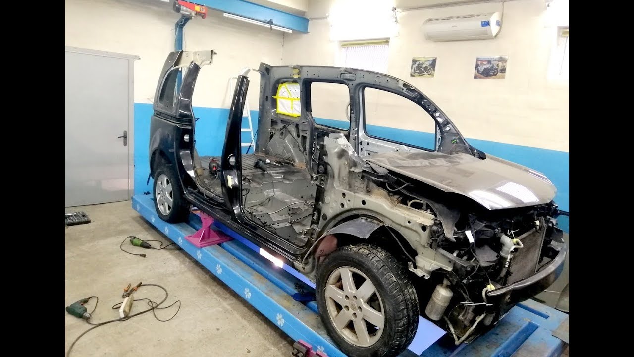 Renault Kangoo. Регулировка дверей. Подготовка авто к стыковке.
