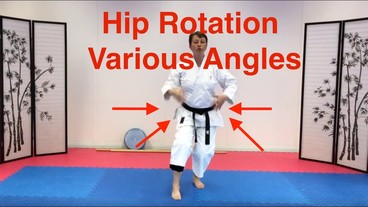 Hip Rotation-Various Angles.Ki-Karate.Tanja Mayer