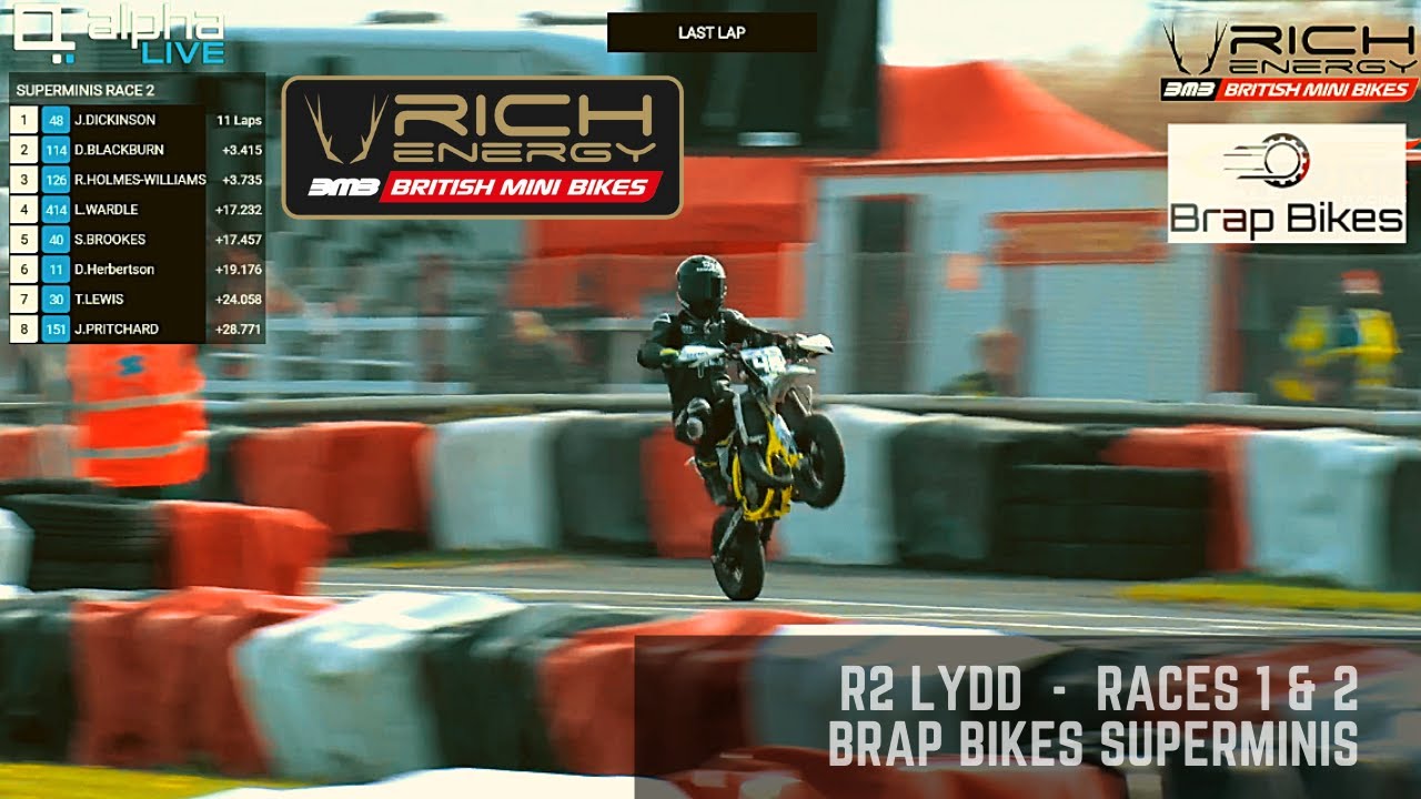 Rnd 2 Lydd - Brap Bikes Superminis - Rich Energy British Mini Bikes 2020