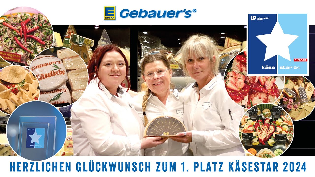 Käse-Star 2024: Gebauer's EDEKA holt den Titel! 🥇🏆
