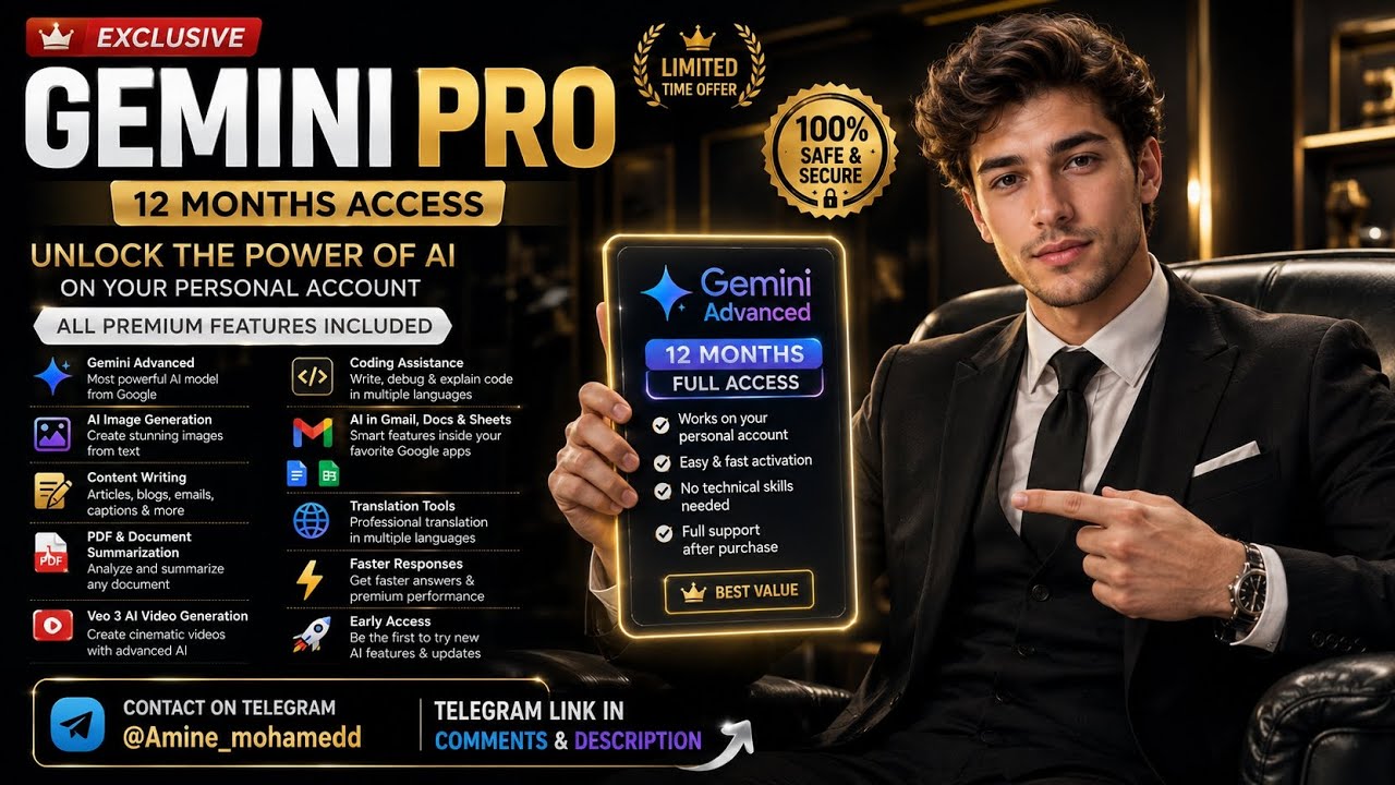 How To Get Gemini Pro 12 Months FREE + Veo 3 Access (2026)