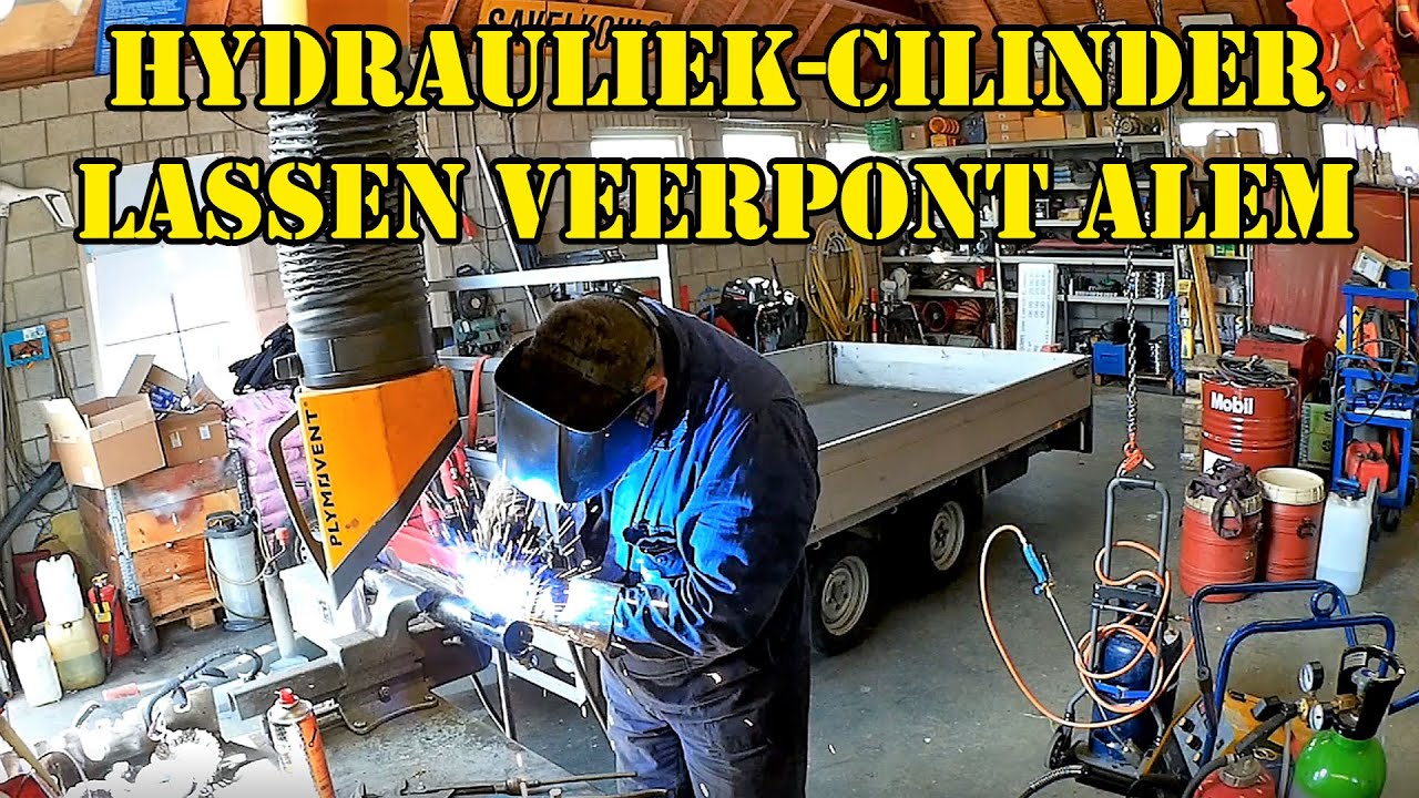 Veerpont Alem een hydrauliekcilinder lassen gaat dat wel?
