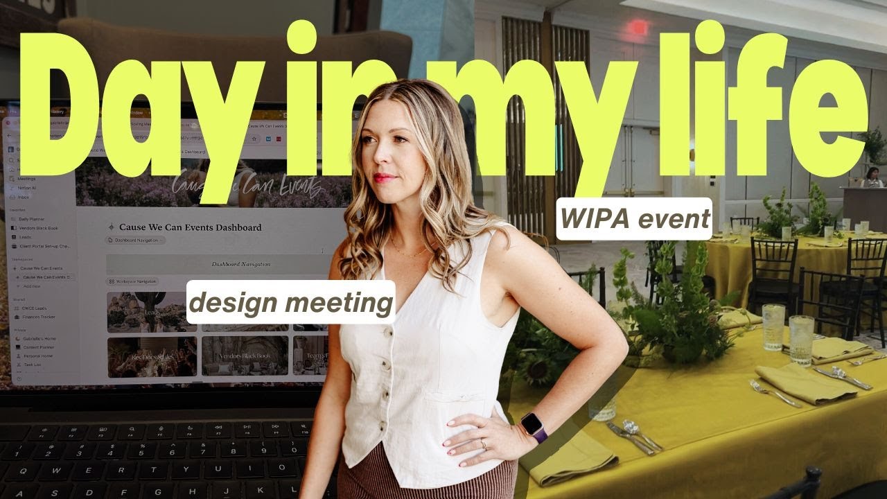 Day in the Life if an EVENT PLANNER | WIPA & Design Day