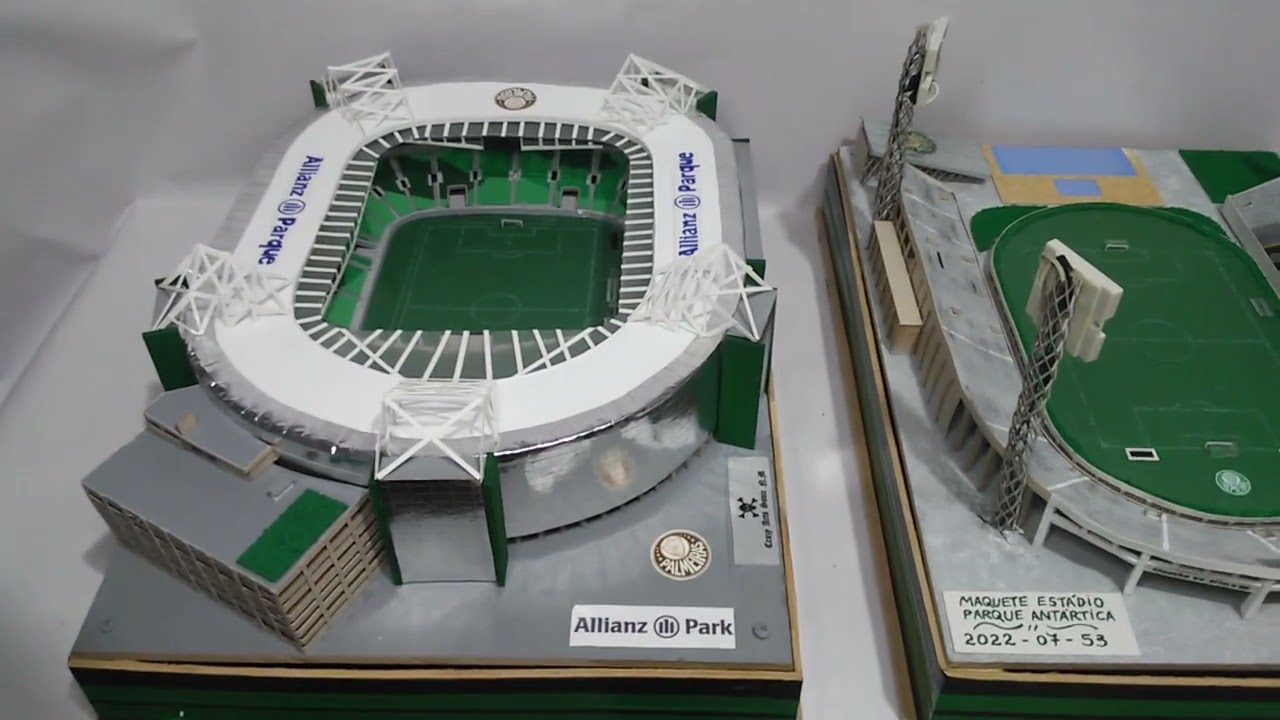 Maquete Allianz Parque e Parque Antártica do Palmeiras (Crazy Arts Sonic N.M)