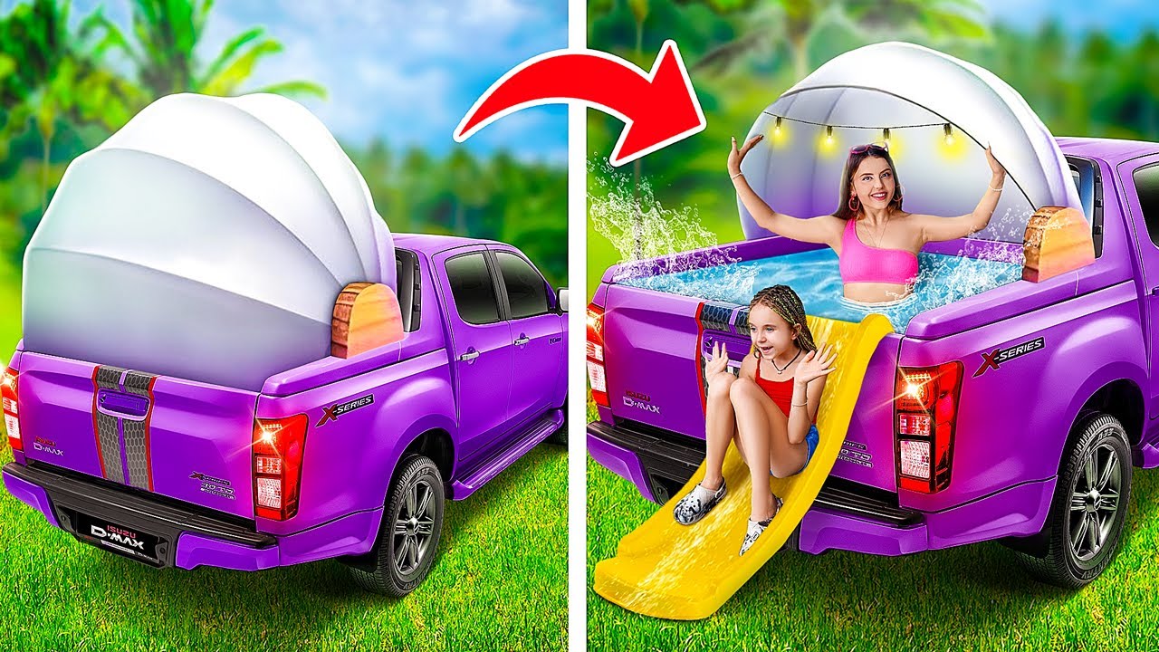 ¡Construyendo una Habitación Secreta en una Camioneta! Ricos vs Pobres - ¡Parte 3!