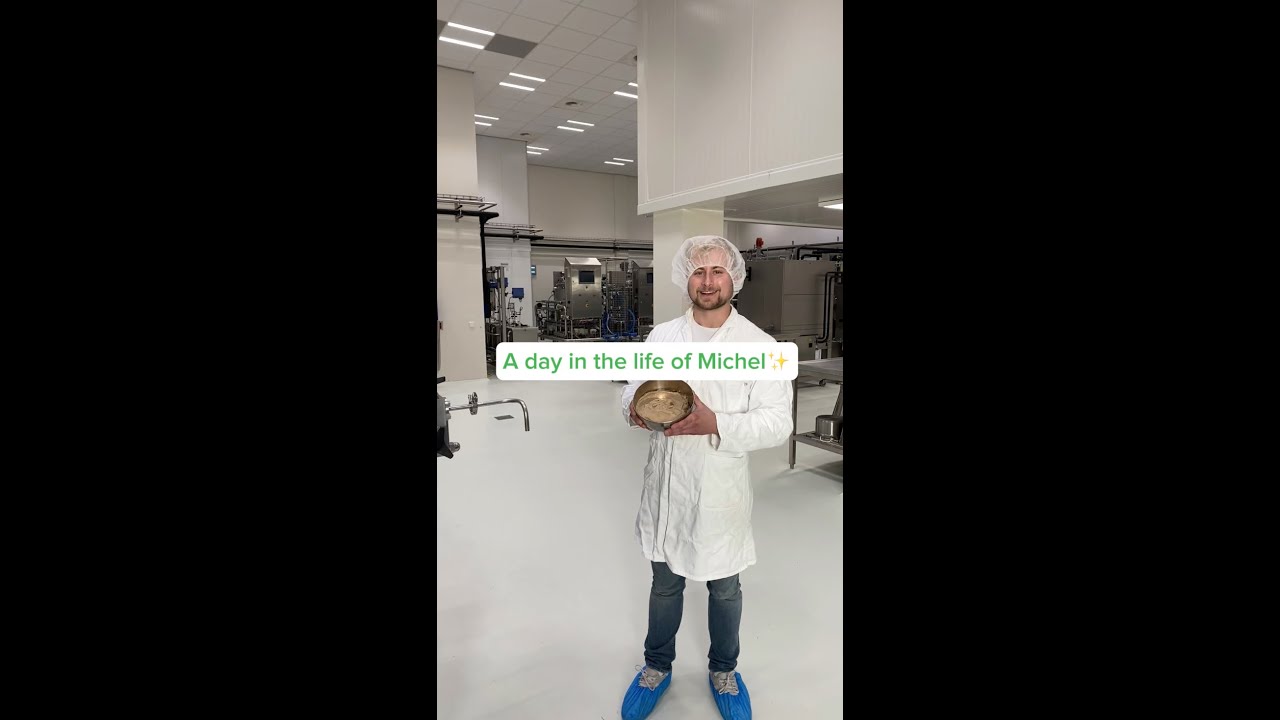 A day in the life of Michel: Student Vakexpert voeding, kwaliteit en productontwikkeling.
