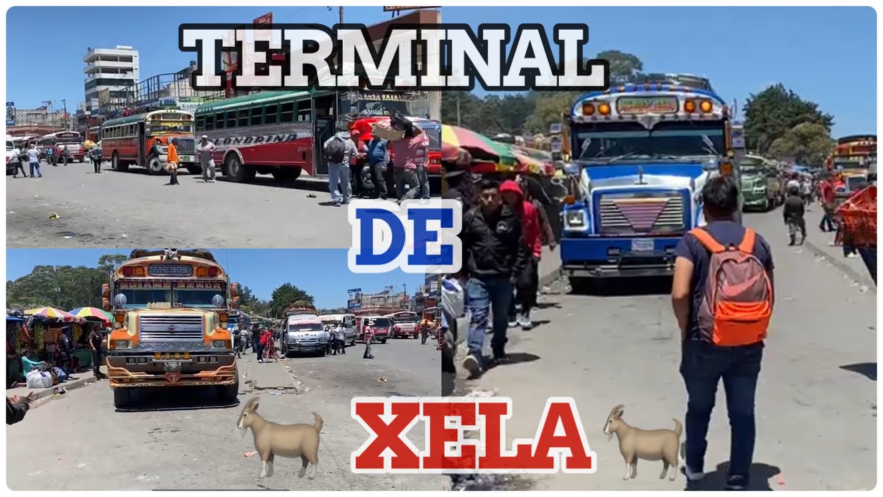 Así es la terminal de buses de Xela