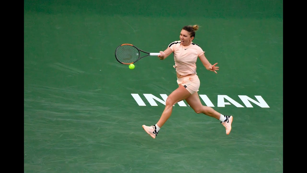 BNP Paribas Open 2018: Simona Halep vs. Caroline Dolehide | Highlights