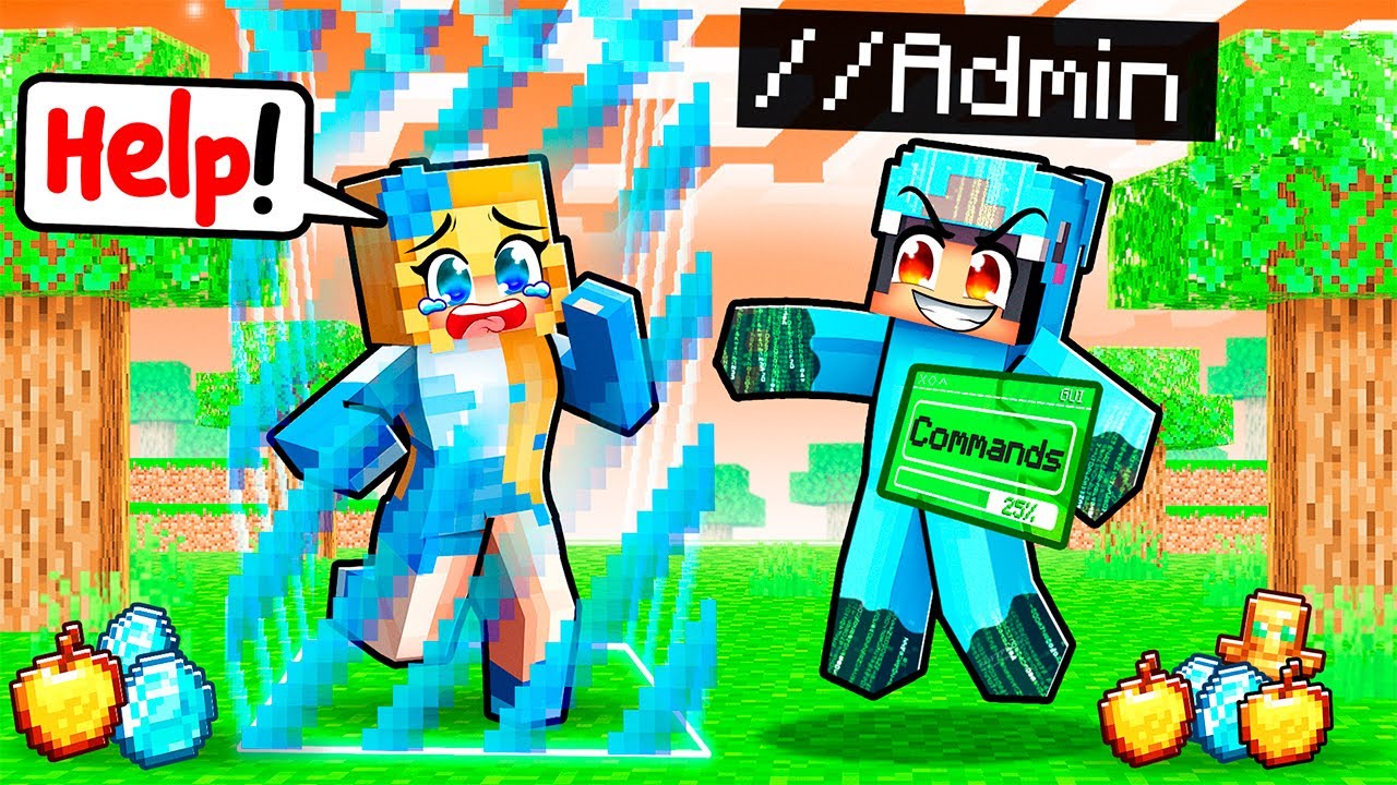 Using OWNER ADMIN COMMANDS on One Block in Minecraft!