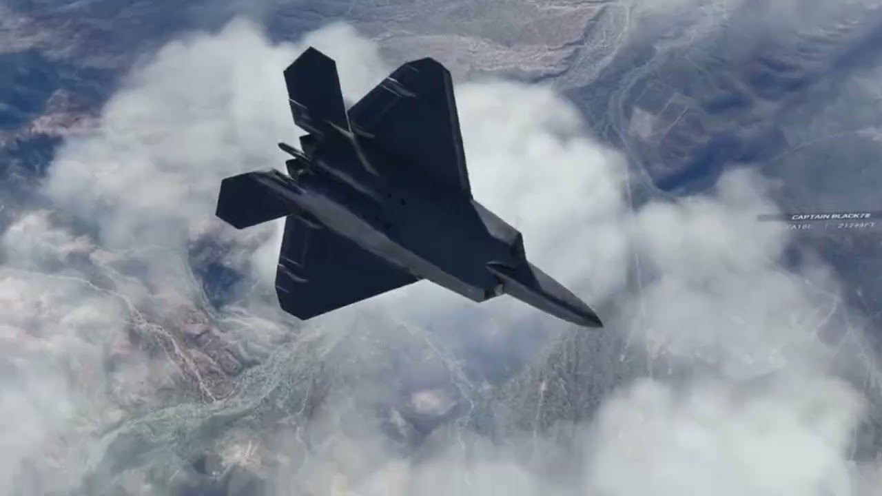 F-22 Raptor 🇺🇸 | Supériorité aérienne moderne | Vol tactique | MSFS 2020