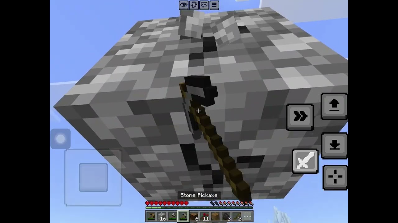 Gabut jd main di hardcore #hehehe #minecraft