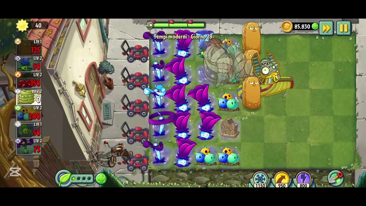 Plants vs zombies 2 🍀 : Modern day from day 27 to day 31 🧟‍♂️🌵