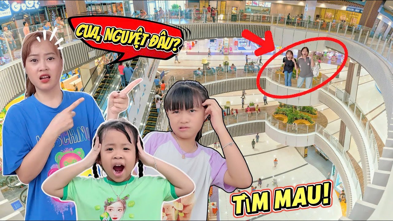 Cua Và Nguyệt Bị Lạc Khi Đang Quay Thử Thách Ở Trung Tâm Thương Mại – Cả Team Tá Hỏa Tìm Kiếm!