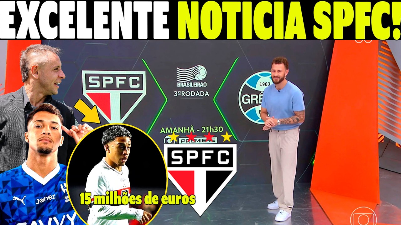GLOBO ESPORTE SÃO PAULO! TERÇA MOVIMENTADA NO SPFC! INFORMAÇÃO EXCELENTE MERCADO! NOTICIAS SPFC!