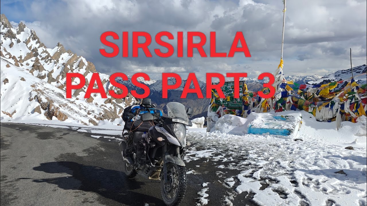 SIRSIRLA PASS RIDE PART 3 PADUM TO LEH #adventuremotorcycle #travel #dualsportmotorcycle #mountains