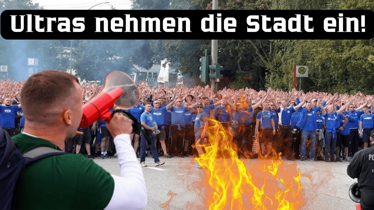 Wenn Ultras die Stadt übernehmen! 🔥 Die heftigsten Fanmärsche und Eskalationen in Deutschland ever!