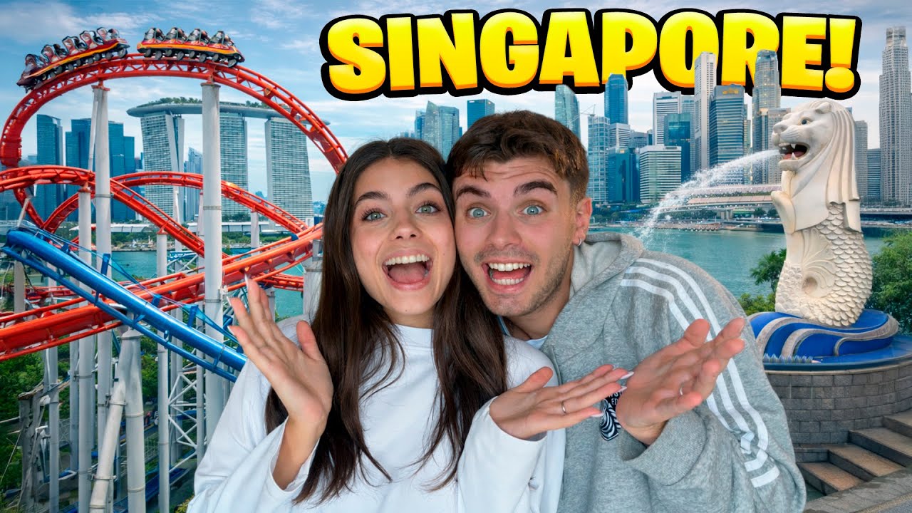 SFIDE ESTREME A SINGAPORE 🇸🇬 😲(Mario kart in real life)