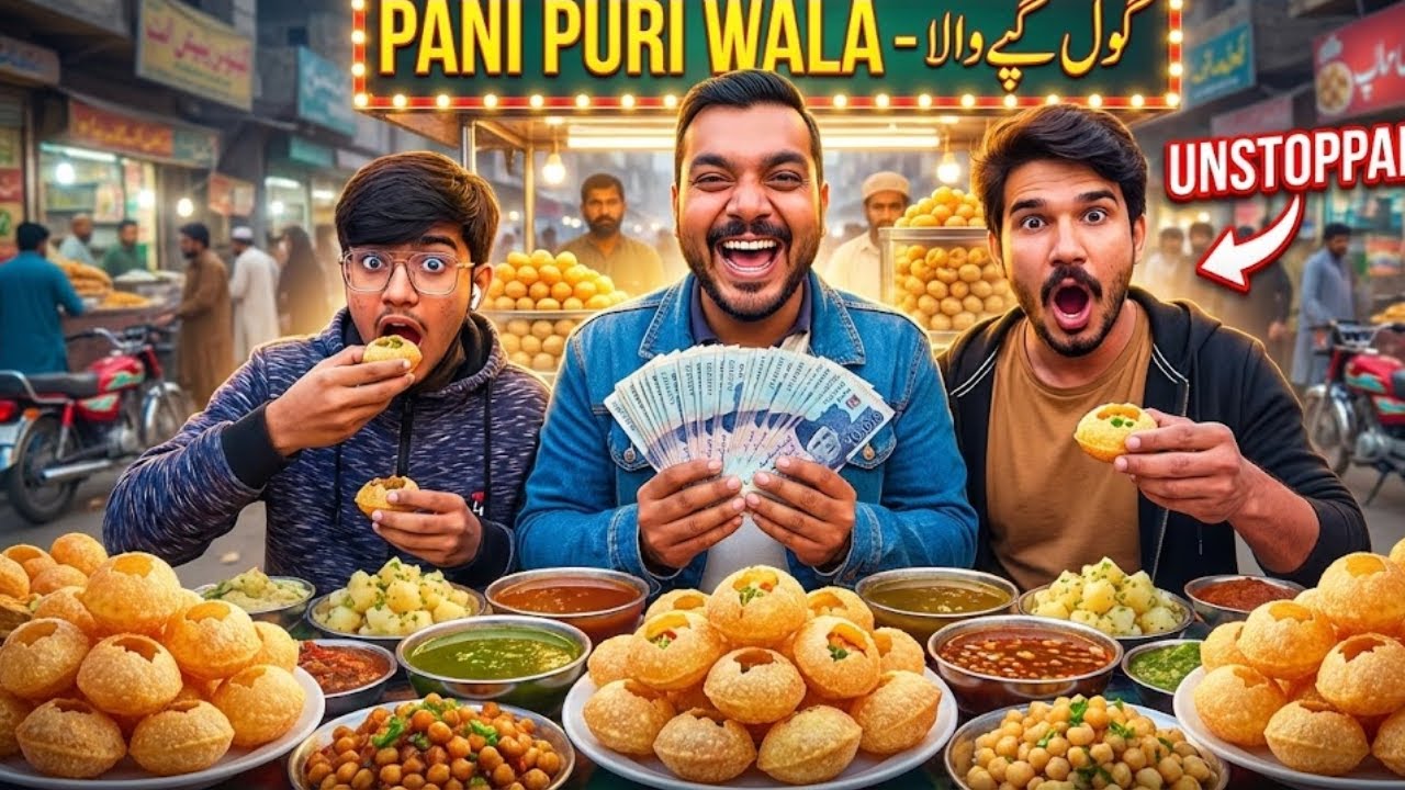 The IMPOSSIBLE Gol Gappa Challenge: Man vs. Food